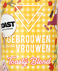 Gebrouwen door Vrouwen Toasty Blond logo